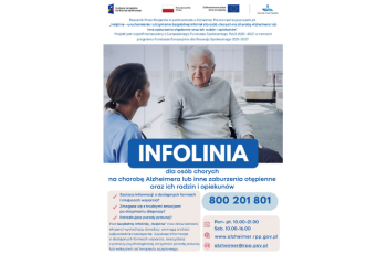 Uruchomienie infolinii „Helpline” dla osób chorych na chorobę Alzheimera lub inne zaburzenia otępienne oraz ich rodzin i opiekunów