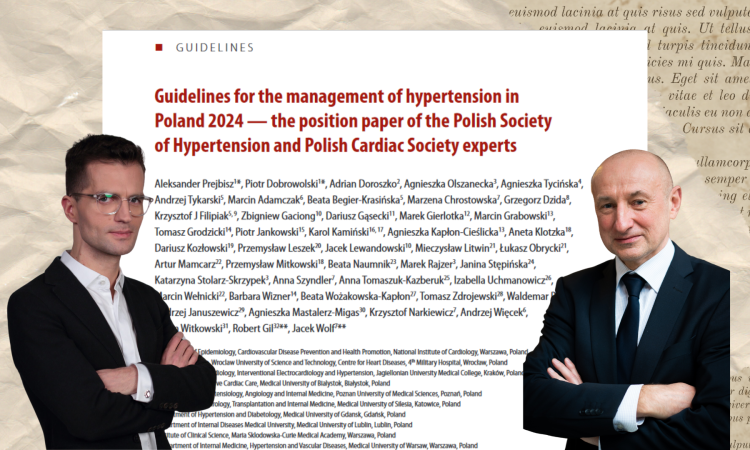 Wytyczne postępowania w nadciśnieniu tętniczym - publikacja współautorstwa Profesorów IPCZD