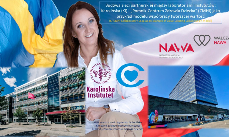 Dr n. med. i n. o zdr. Agnieszka Ochocińska - Kierownik Zakładu Biochemii Klinicznej IPCZD wśród 31 beneficjentów 5 edycji programu Walczak NAWA! 