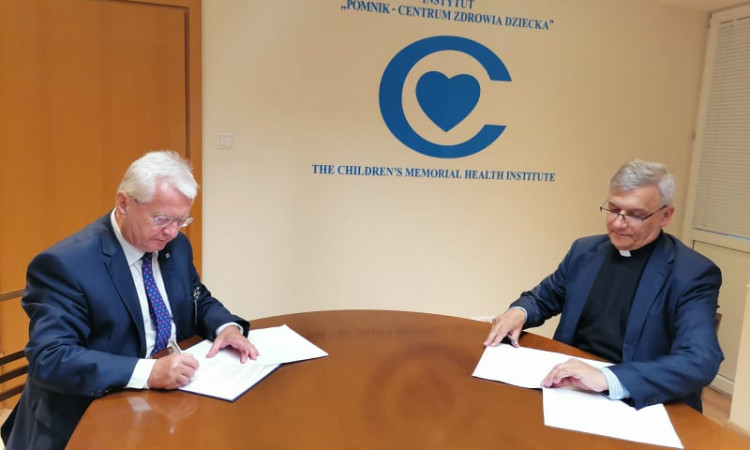 Podpisanie umowy między Instytutem „Pomnik-Centrum Zdrowia Dziecka”,  a Uniwersytetem Kardynała Stefana Wyszyńskiego