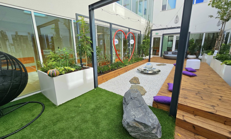 Otwarcie Ogrodu Sensorycznego w Klinice Psychiatrii w Instytucie "Pomnik-Centrum Zdrowia Dziecka"