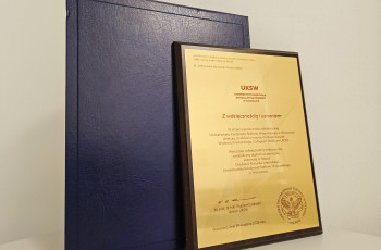 Podziękowania dla Dyrektora Instytutu „Pomnik – Centrum Zdrowia Dziecka” od Rektora Uniwersytetu Kardynała Stefana Wyszyńskiego w Warszawie