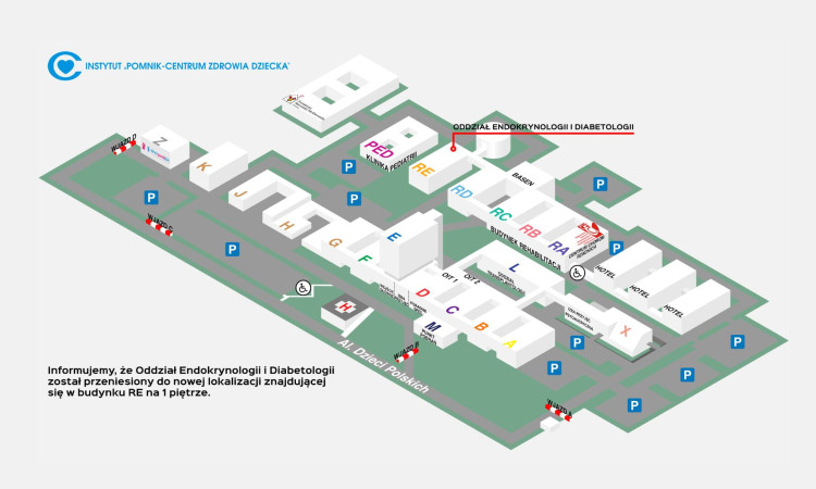 Zmiana lokalizacji Oddziału Endokrynologii i Diabetologii od 9 stycznia 2026 r.