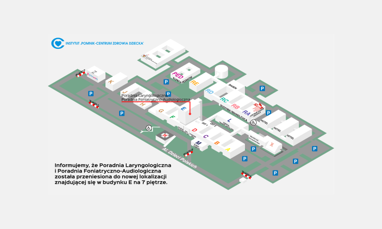 Zmiana lokalizacji Poradni Laryngologicznej i Poradni Foniatryczno-Audiologicznej  od 19 stycznia 2026 r.